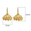 18K Yellow Gold Gold Diamond Jhumki for women image 3