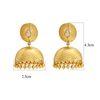 18K Yellow Gold Gold Diamond Jhumki for women image 3