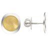 18K Yellow Gold,925 Sterling Silver Silver,Gold  Earrings for women image 3