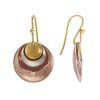 18K Yellow Gold,925 Sterling Silver Silver,Copper,Gold  Earrings for women image 3