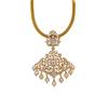 22K Yellow Gold Gold Cultured South Sea Pearl,Diamond Pendants for women image 3