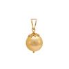 18K Yellow Gold Gold Cultured South Sea Pearl,Pearl Pendant Set for women image 3