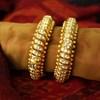 22K Yellow Gold Gold Diamond Bangle for women image 3