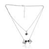 925 Sterling Silver Silver Onyx Pendants for women image 3