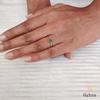 22K Yellow Gold Gold Emerald Rings for women image 3