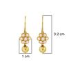 18K Yellow Gold Gold Cultured South Sea Pearl,Pearl Earrings for women image 3