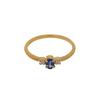 18K Yellow Gold Gold Opal,Pink Sapphire,Blue Sapphire,Diamond Rings for women image 3