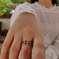18K Yellow Gold Gold Sapphire,Ruby,Emerald Rings for women image 3