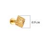 22K Yellow Gold Gold  Nosepins for women image 4