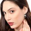 925 Sterling Silver Silver Opal Earrings for women image 4