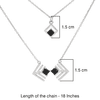 925 Sterling Silver Silver Onyx Pendants for women image 4