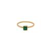 22K Yellow Gold Gold Emerald Rings for women image 4