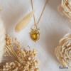 18K Yellow Gold Gold Yellow Sapphire Pendants for women image 4