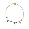 18K Yellow Gold Gold Blue Sapphire,Emerald Bracelets for women image 4