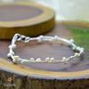 925 Sterling Silver Silver Synthetic Pearl Bracelets for women image 4