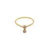 18K Yellow Gold Gold Diamond Rings for women image 4