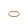 18K Rose Gold Gold Blue Sapphire Stacking Ring for women image 4