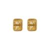 18K Yellow Gold Gold Citrine Earrings for women image 4