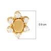 22K Yellow Gold Gold Diamond Nosepins for women image 5