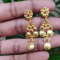22K Yellow Gold Gold Ruby Necklaces for women image 5