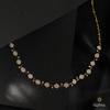 18K Yellow Gold Gold Diamond Necklaces for women image 5
