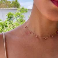 18K Yellow Gold Gold Pink Tourmaline Chain for women image 4