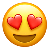 emoji representing Totally in love!